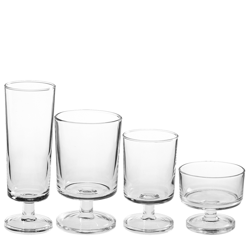 Verres Vintage Suède Transparent