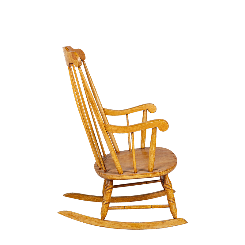 Chaise à bascule Vintage H 100 cm