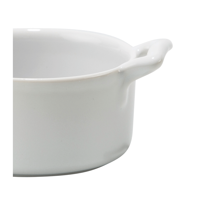 Mini cocotte céramique blanc x2